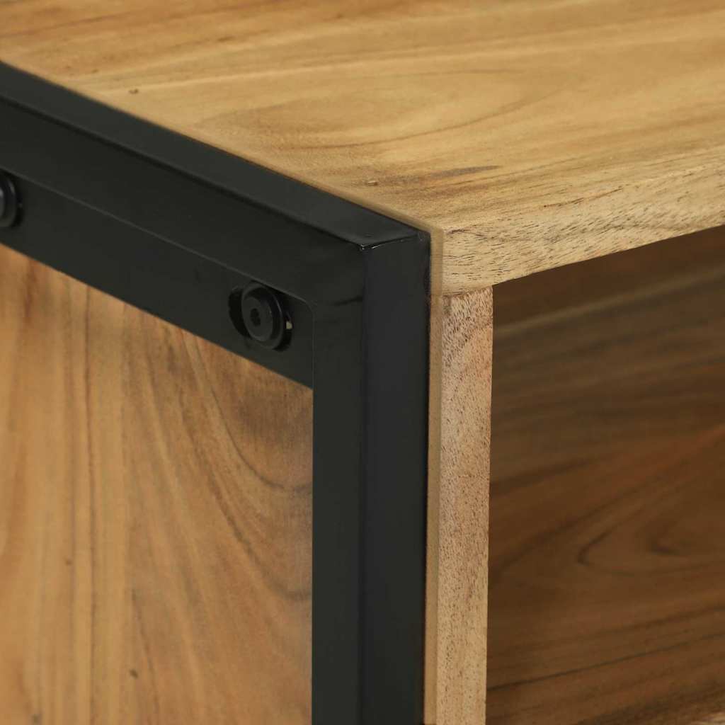TV-Møbel Tre TV-skap 100x35x50 cm Solid akasietre