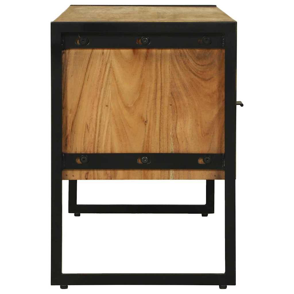 TV-Møbel Tre TV-skap 100x35x50 cm Solid akasietre