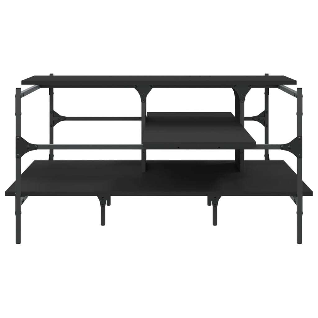 Salongbord Sofabord Svart 100x100x48,5 cm