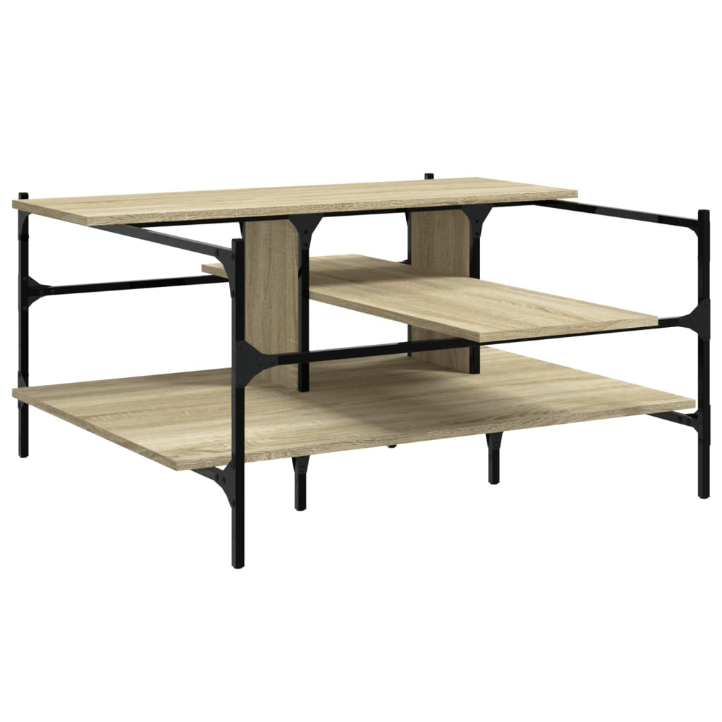 Salongbord Sofabord Sonoma Eik 100x100x48,5 cm