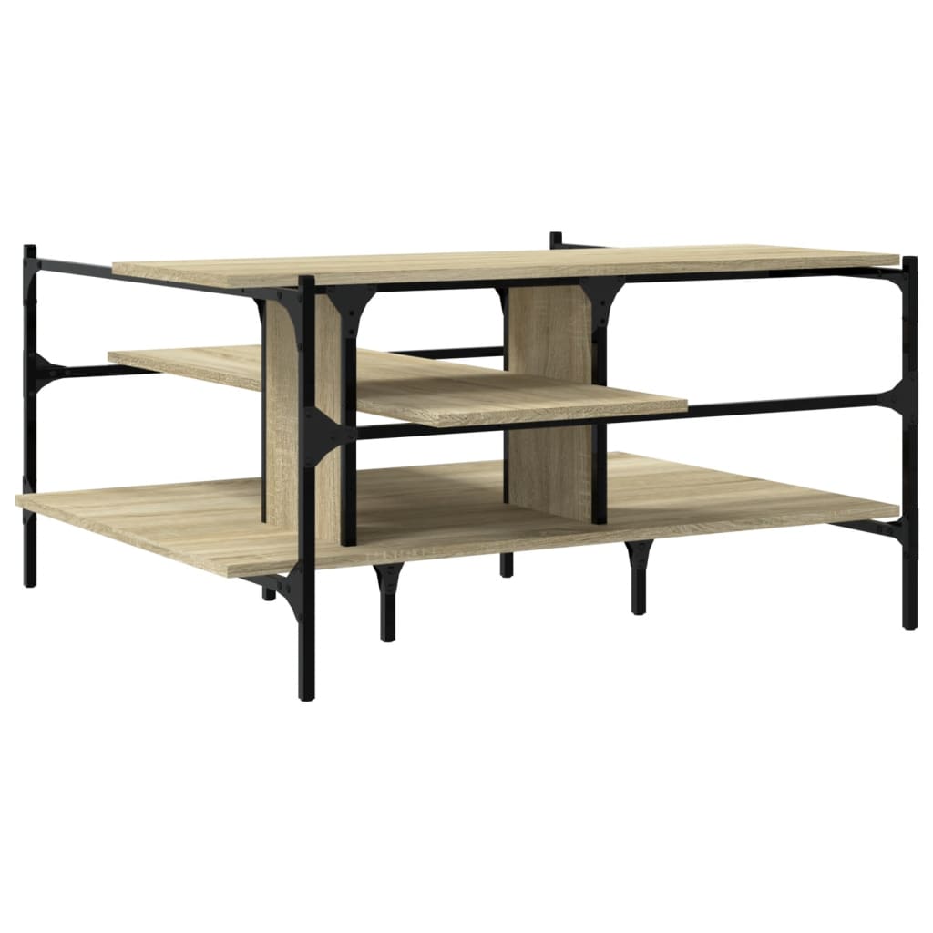 Salongbord Sofabord Sonoma Eik 100x100x48,5 cm