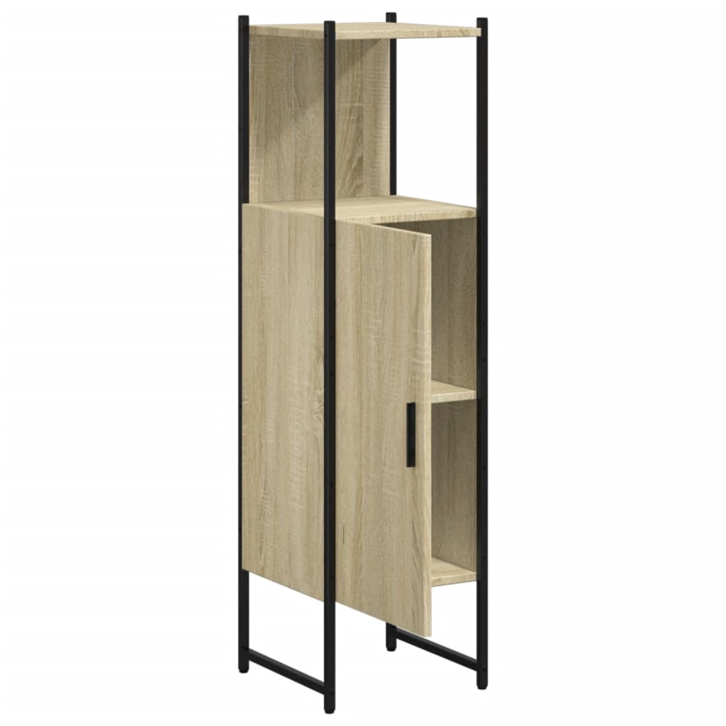 Baderomsskap Sonoma Eik 33x33x120,5 cm