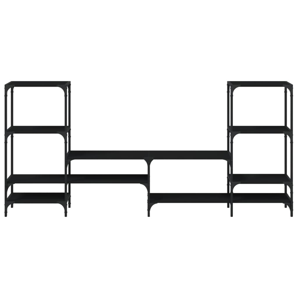 TV-Møbel Svart TV-benk 206,5x28,5x95 cm