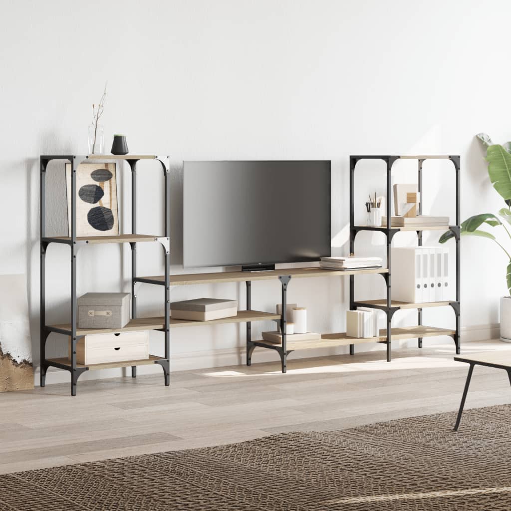 TV-Møbel Sonoma Eik TV-benk 206,5x28,5x95 cm