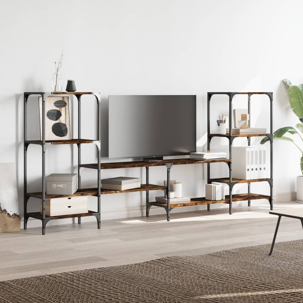 TV-Møbel Røkt EikTV-benk 206,5x28,5x95 cm
