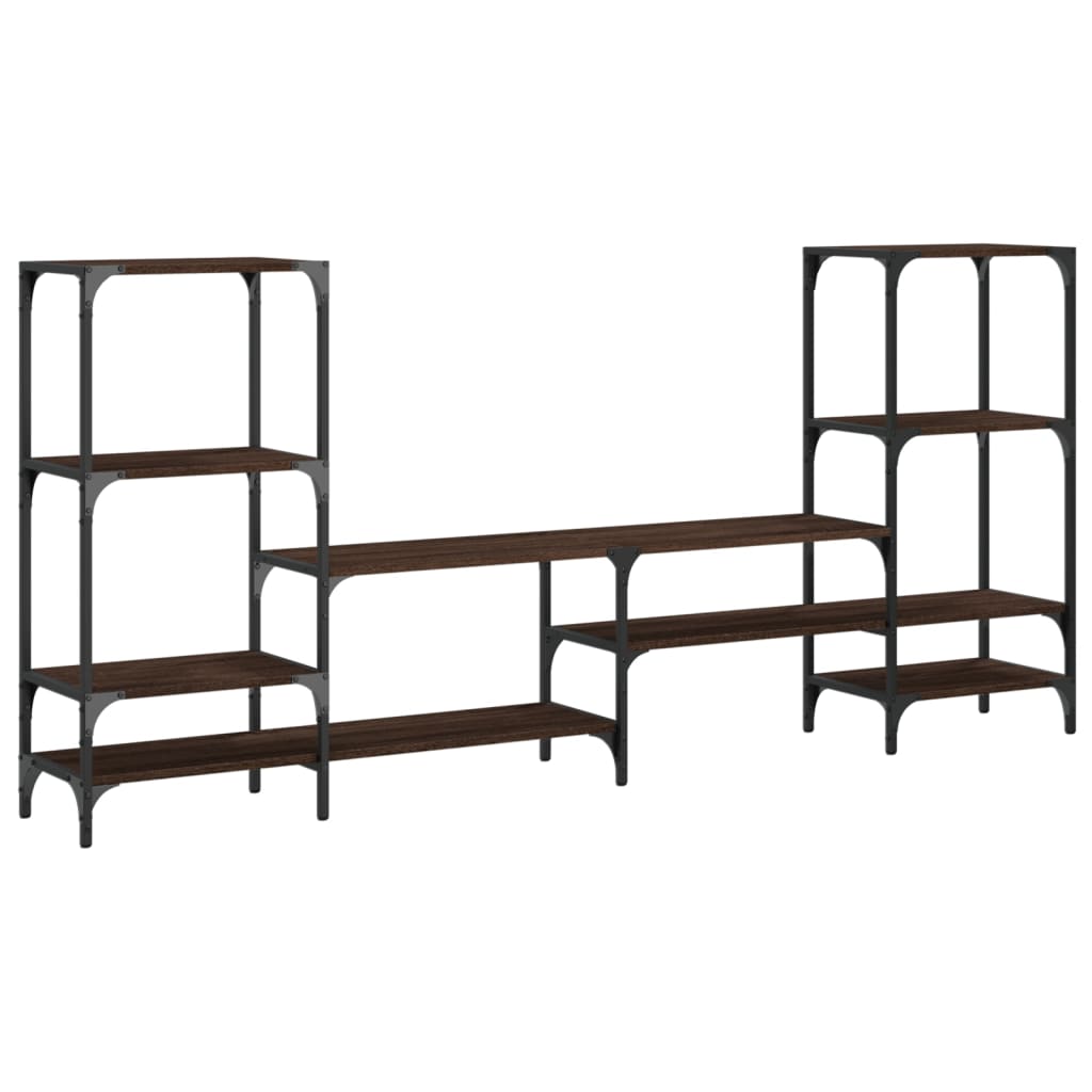 TV-Møbel Brun Eik TV-benk 206,5x28,5x95 cm