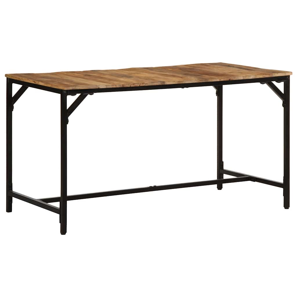 Spisebord 140x70x75 cm grovt heltre mangotre
