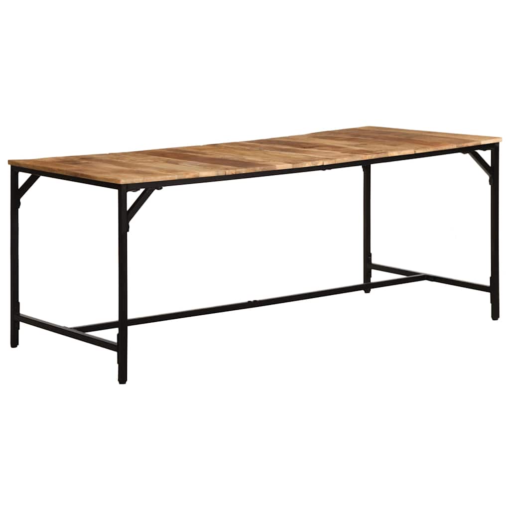 Spisebord 180x90x75 cm grov heltre mango