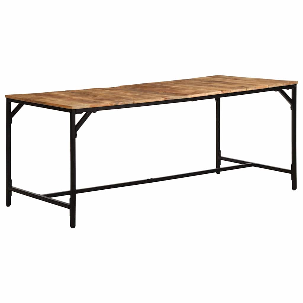 Spisebord 180x90x75 cm grov heltre mango
