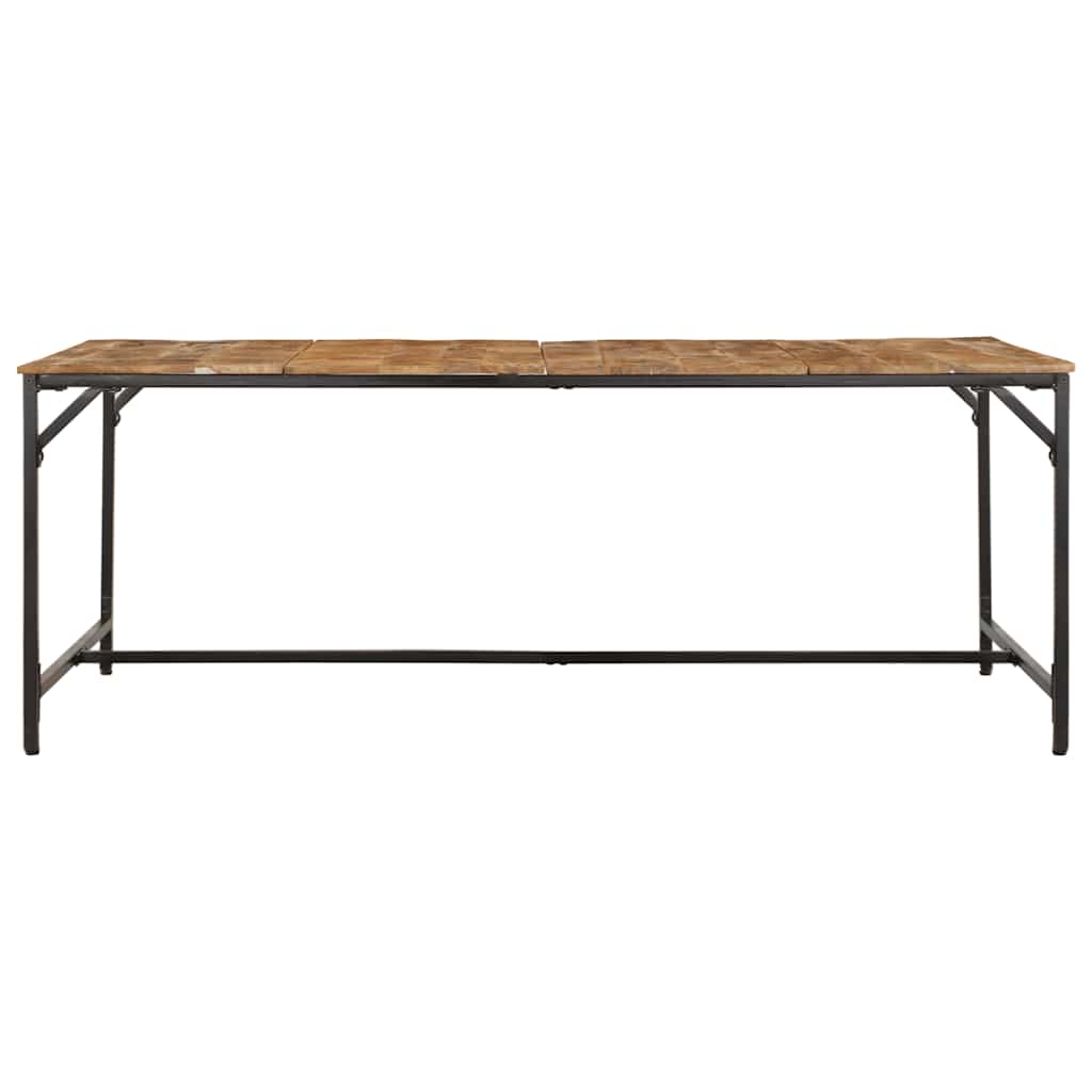 Spisebord 200x100x75 cm grov heltre mango