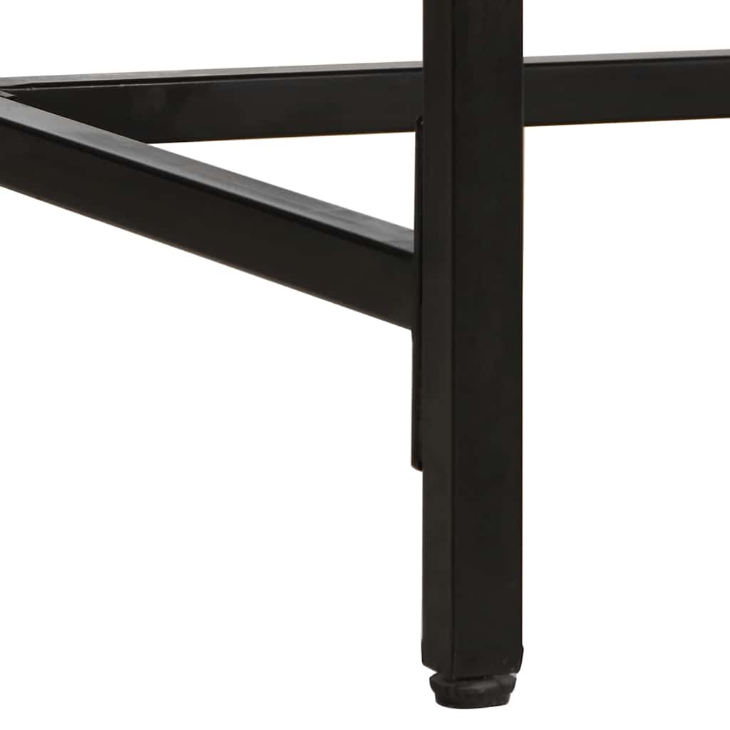 Spisebord 200x100x75 cm grov heltre mango