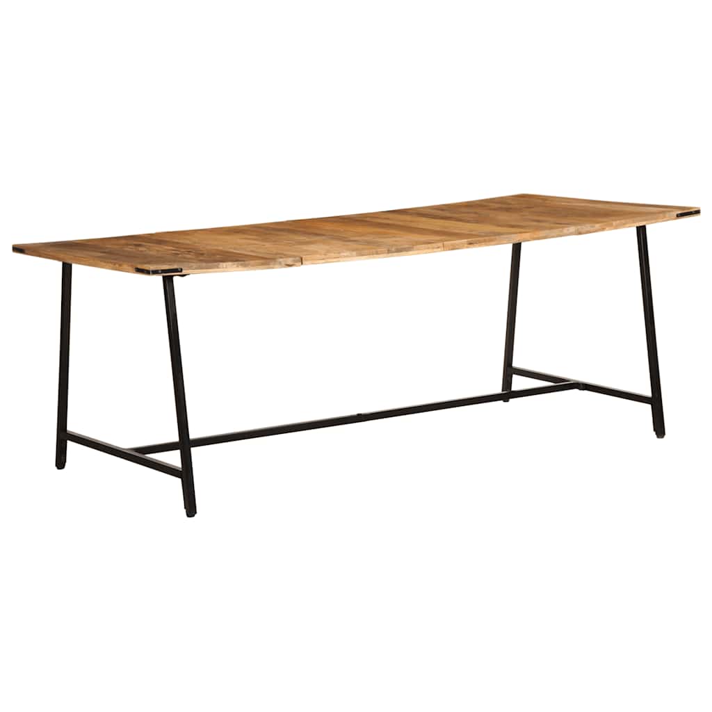 Spisebord 200x100x75 cm heltre mango