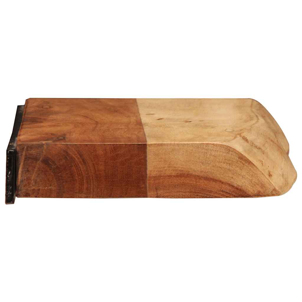 Vegghylle Tre 2 stk 40x20x3,5 cm heltre akasie