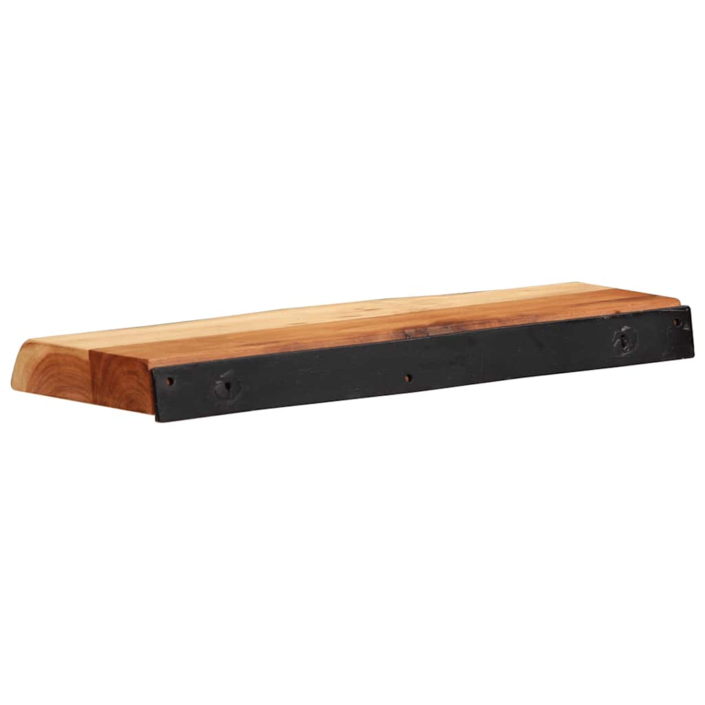 Vegghylle Tre 2 stk 40x20x3,5 cm heltre akasie