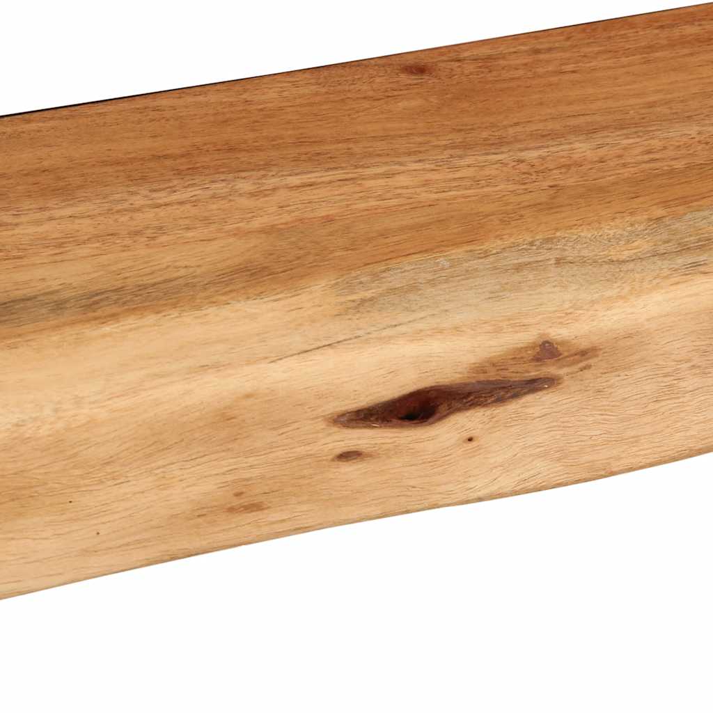 Vegghylle Tre 2 stk 80x20x3,5 cm heltre akasie
