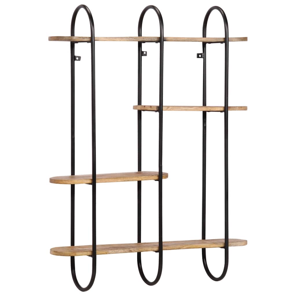 Vegghylle Tre 90x20x116,5 cm grovt heltre mangotre