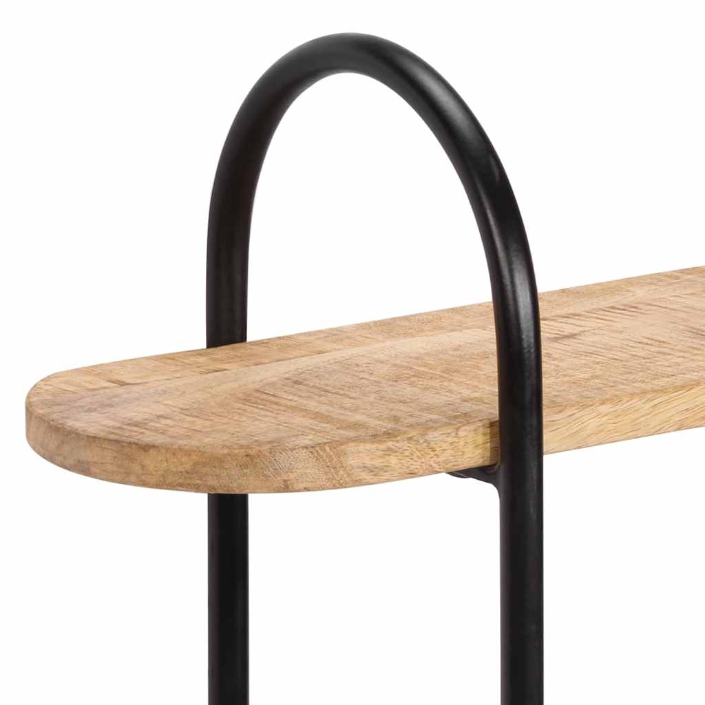 Vegghylle Tre 90x20x116,5 cm grovt heltre mangotre