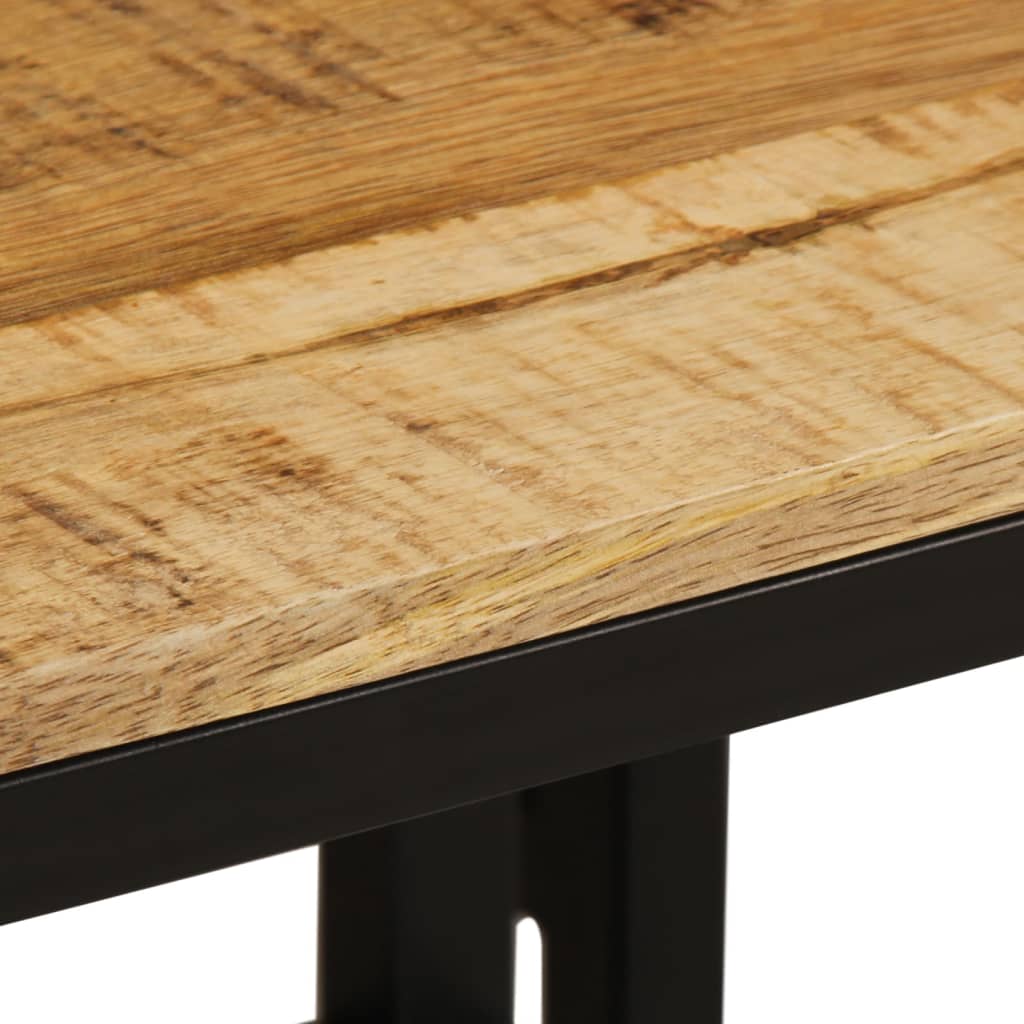 Stablebare sidebord 3 stk grovt heltre mangotre