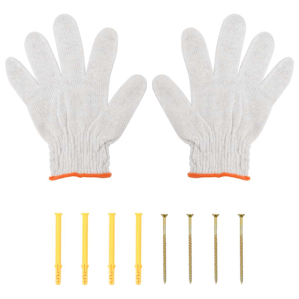 Vegghylle DIV. 100x45x31 cm sølv rustfritt stål