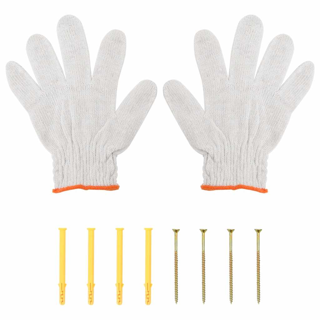 Vegghylle Tre 100x30x31 cm sølv rustfritt stål