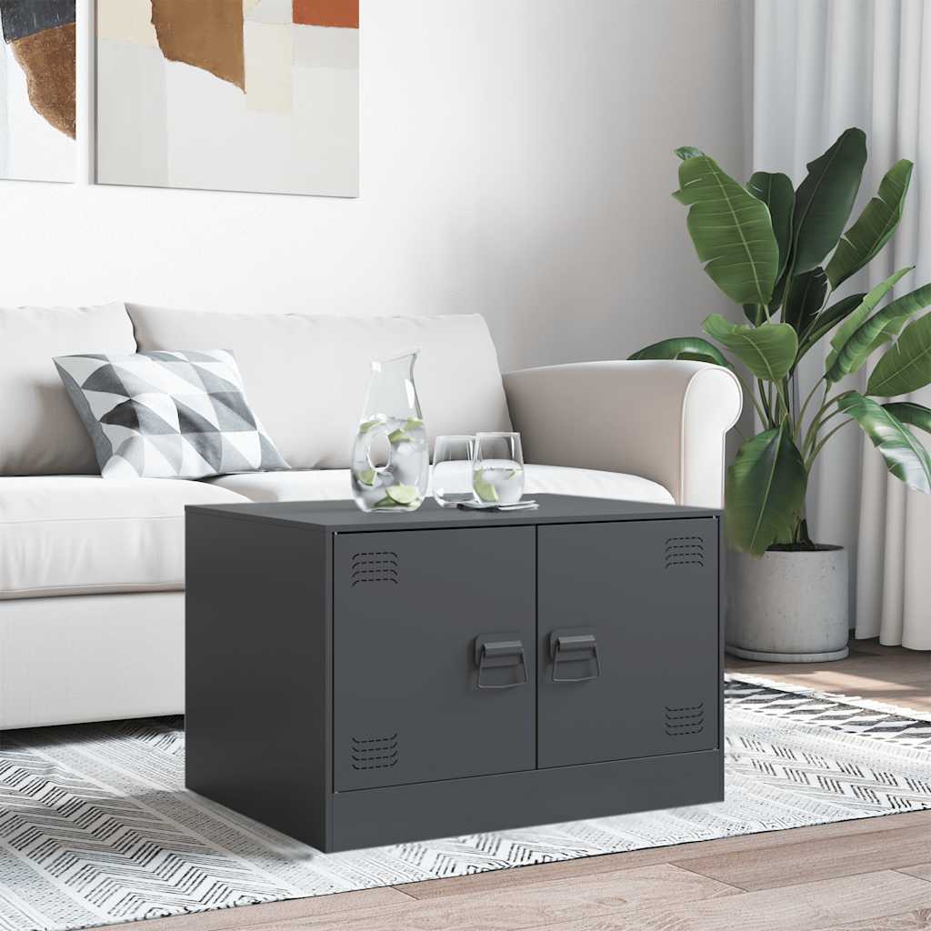 Salongbord Sofabord DIV. antrasitt 67x50x44 cm stål