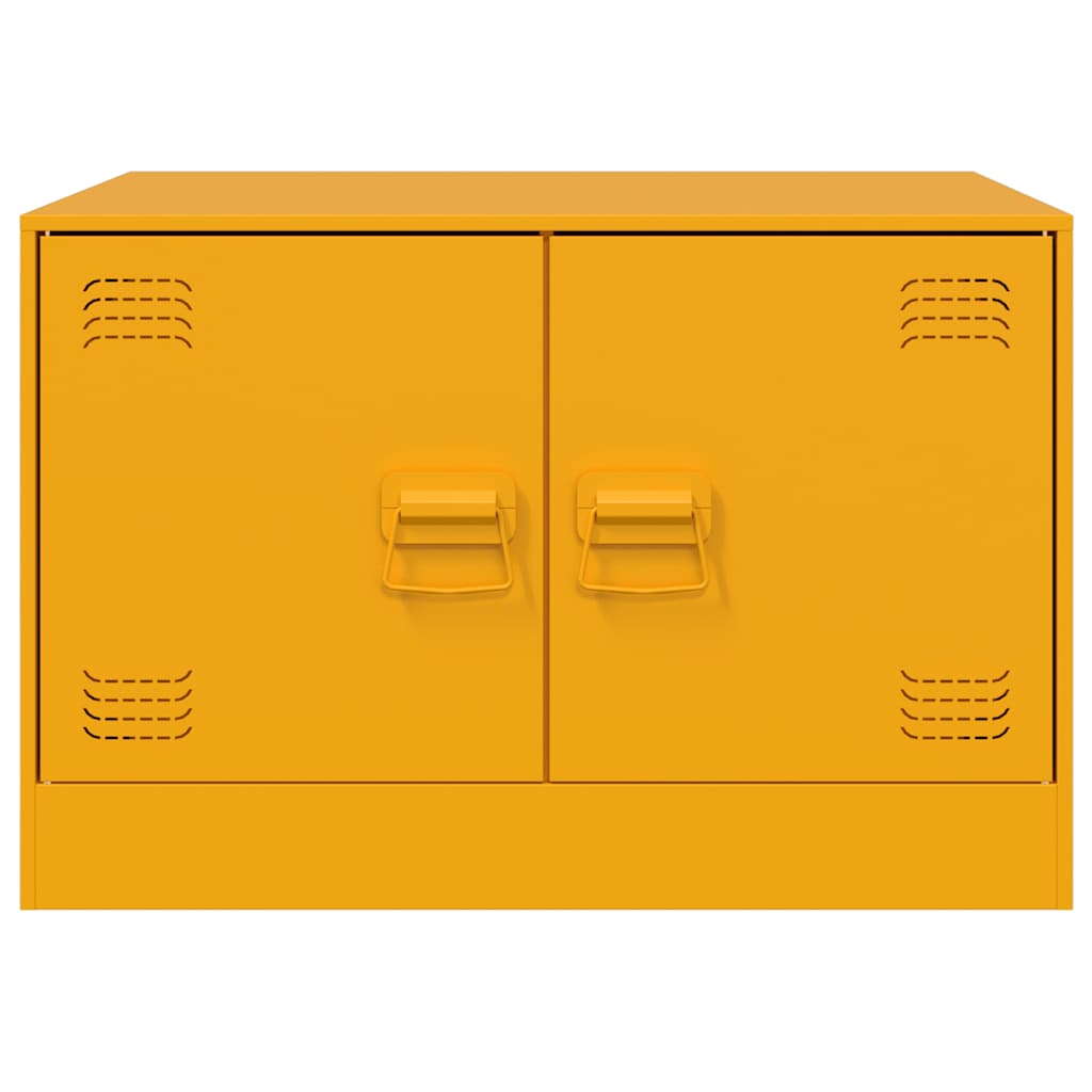 Salongbord Sofabord DIV. sennepsgul 67x50x44 cm stål