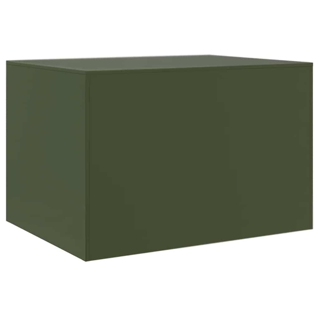 Salongbord Sofabord DIV. olivengrønn 67x50x44 cm stål