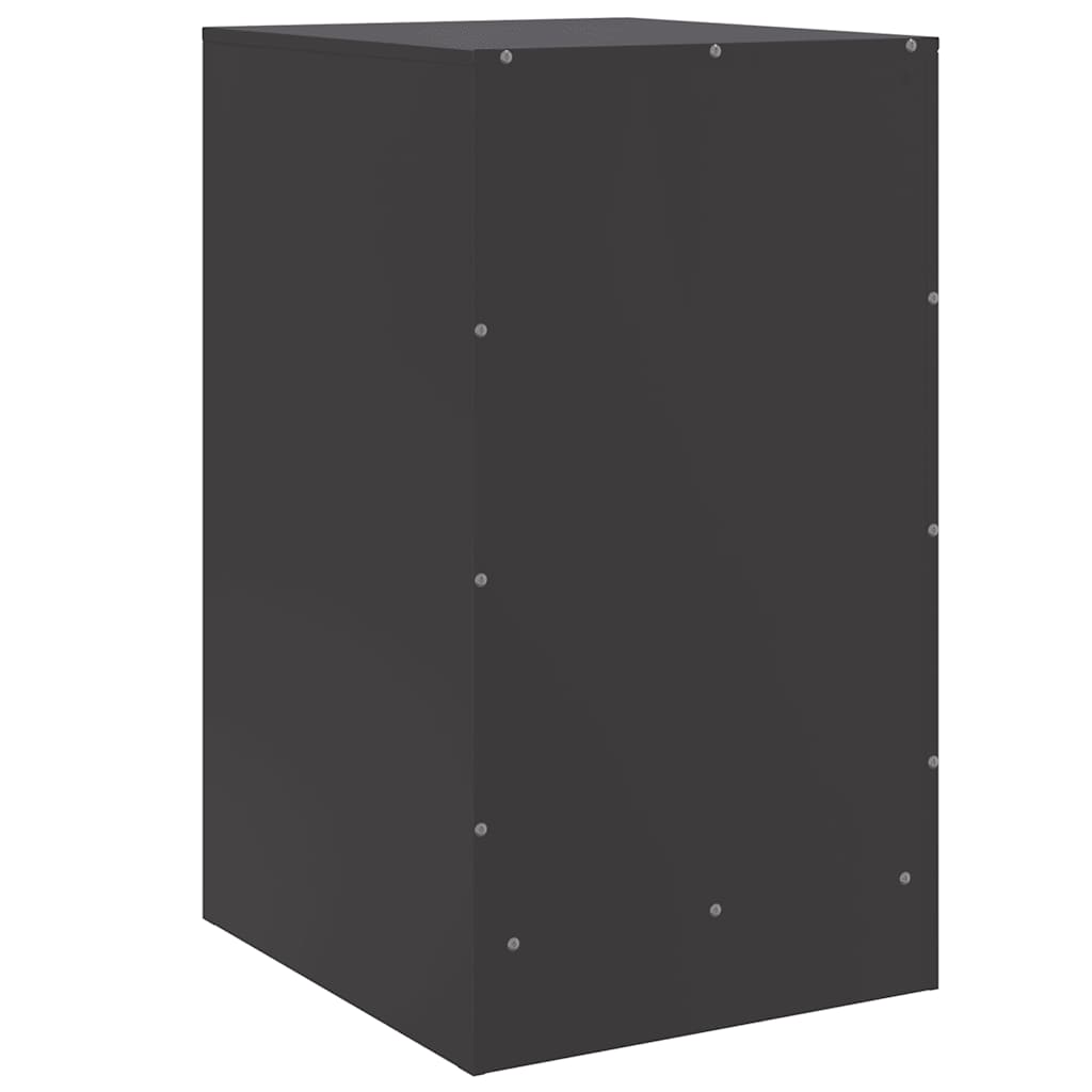 Nattbord Sengbord Svart 34,5x39x62 cm stål