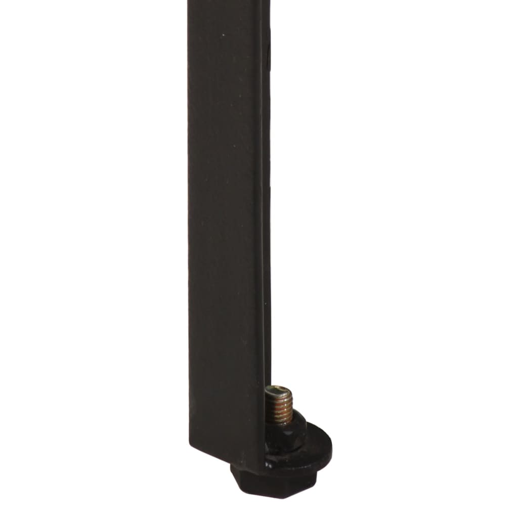 Avlastningsbord Konsollbord Tre Brun 110x35x76 cm heltre mango og jern