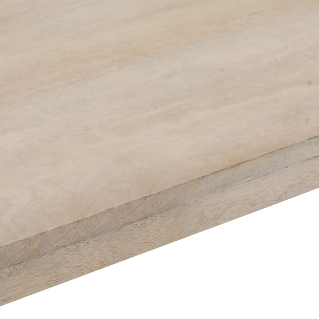 Avlastningsbord Konsollbord Tre Brun 110x35x76 cm heltre mango og jern