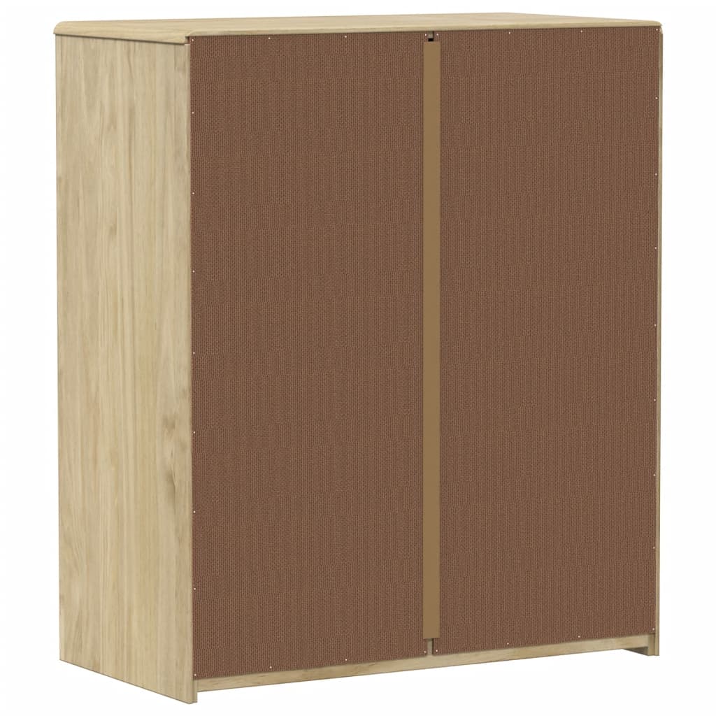 Kommode Tre heltre furu SAUDA Eik 76,5x39x91 cm
