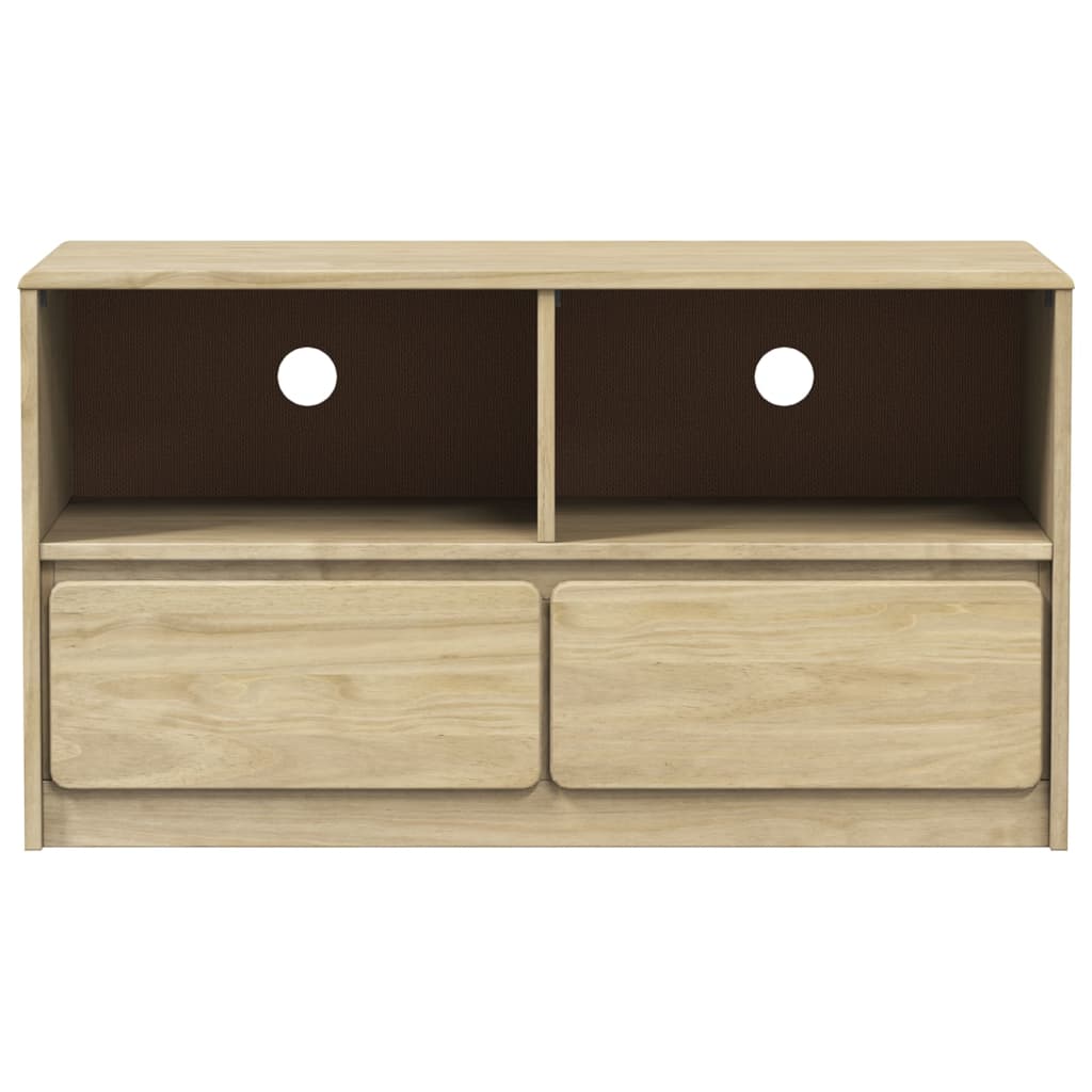 TV-Møbel Tre TV-benk heltre furu SAUDA 99x43x55 cm