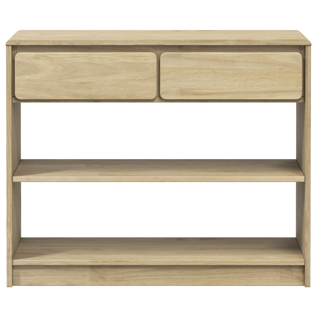 Avlastningsbord Konsollbord Tre SAUDA Eik 89,5x36,5x73 cm heltre furu