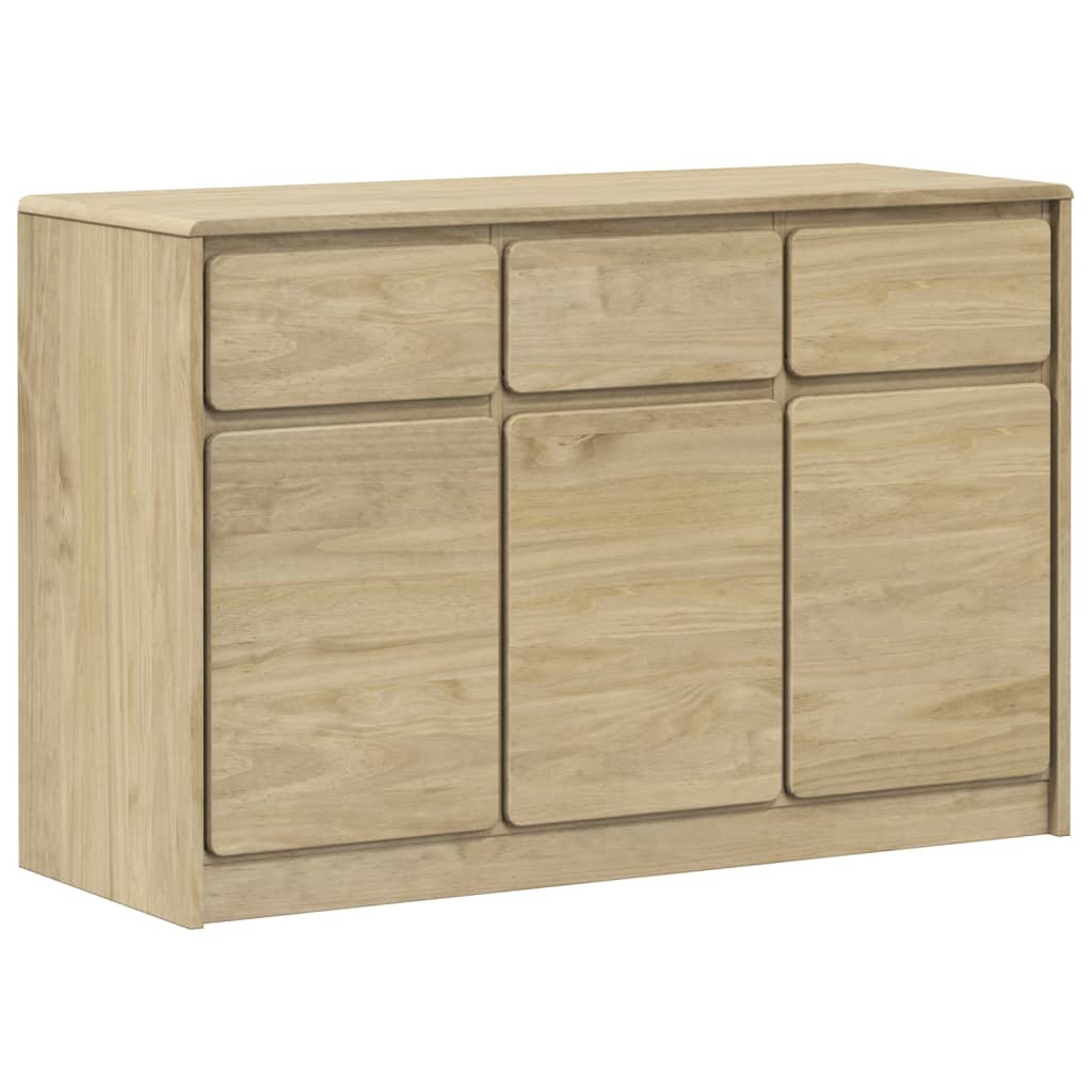 Skjenk Brun Eik SAUDA Eik 114x43x75,5 cm heltre furu
