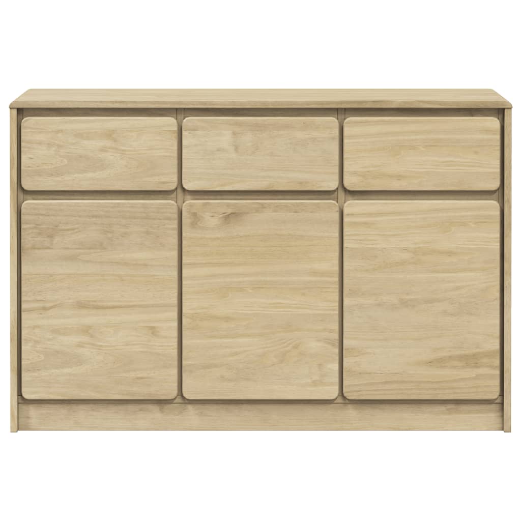 Skjenk Brun Eik SAUDA Eik 114x43x75,5 cm heltre furu
