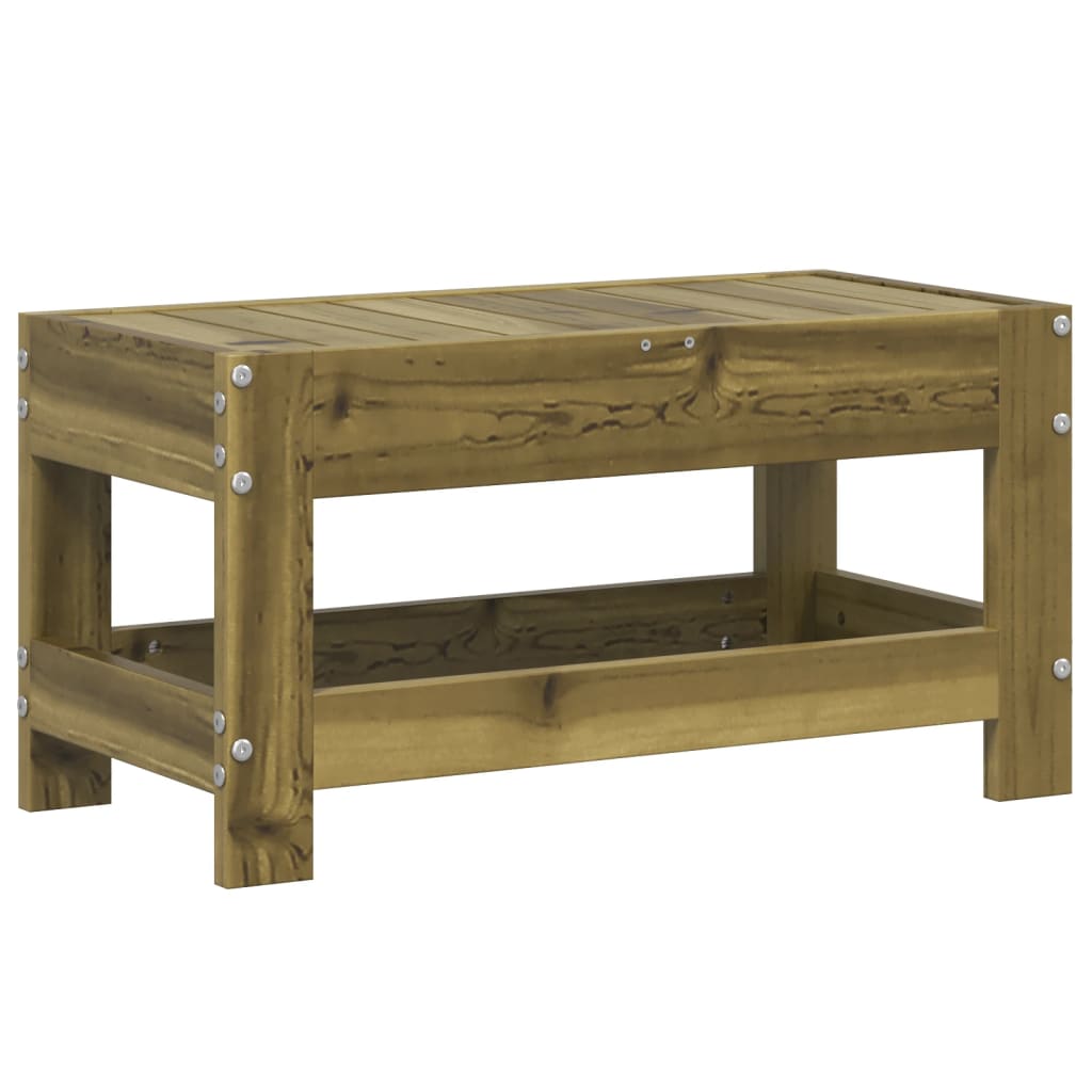 Fotskammel til hage 62x30x32 cm impregnert furu