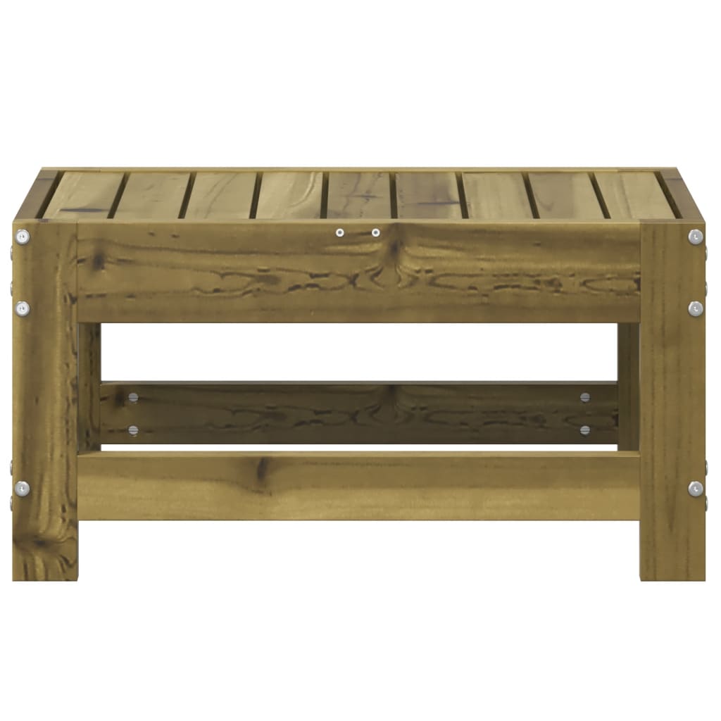 Fotskammel til hage 62x30x32 cm impregnert furu