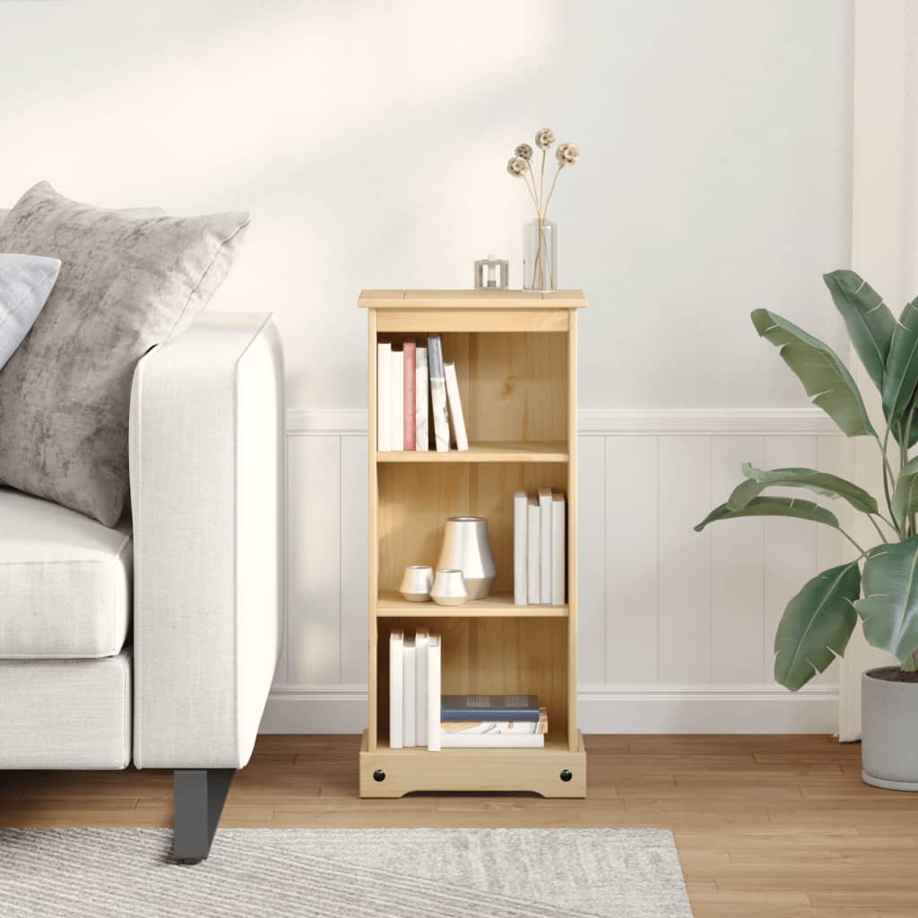 Bokhylle DIV. Corona 46x29x100 cm heltre furu