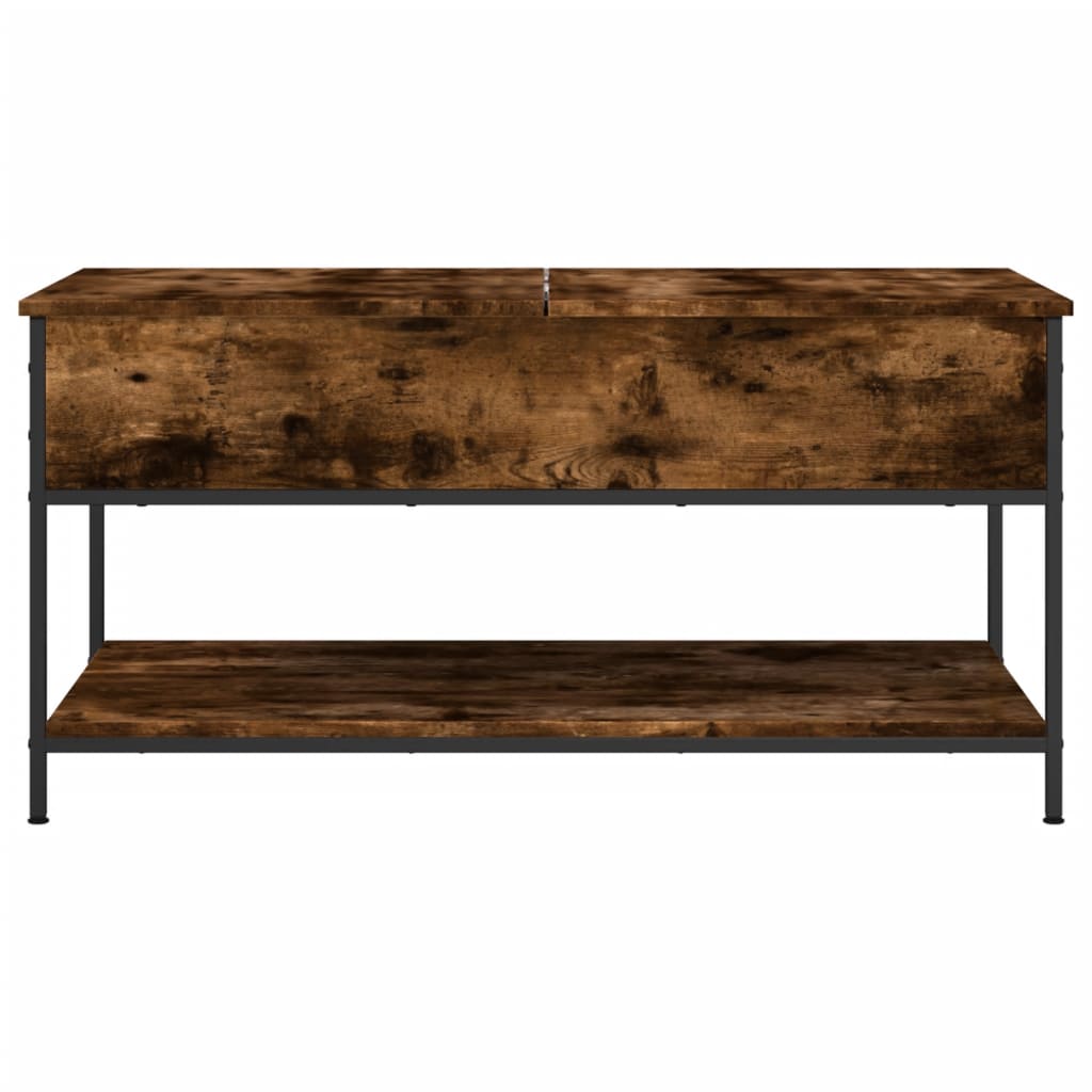 Salongbord Sofabord Røkt Eik 100x55x50 cm
