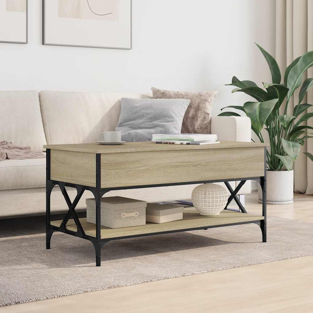 Salongbord Sofabord Sonoma Eik 100x55x50 cm