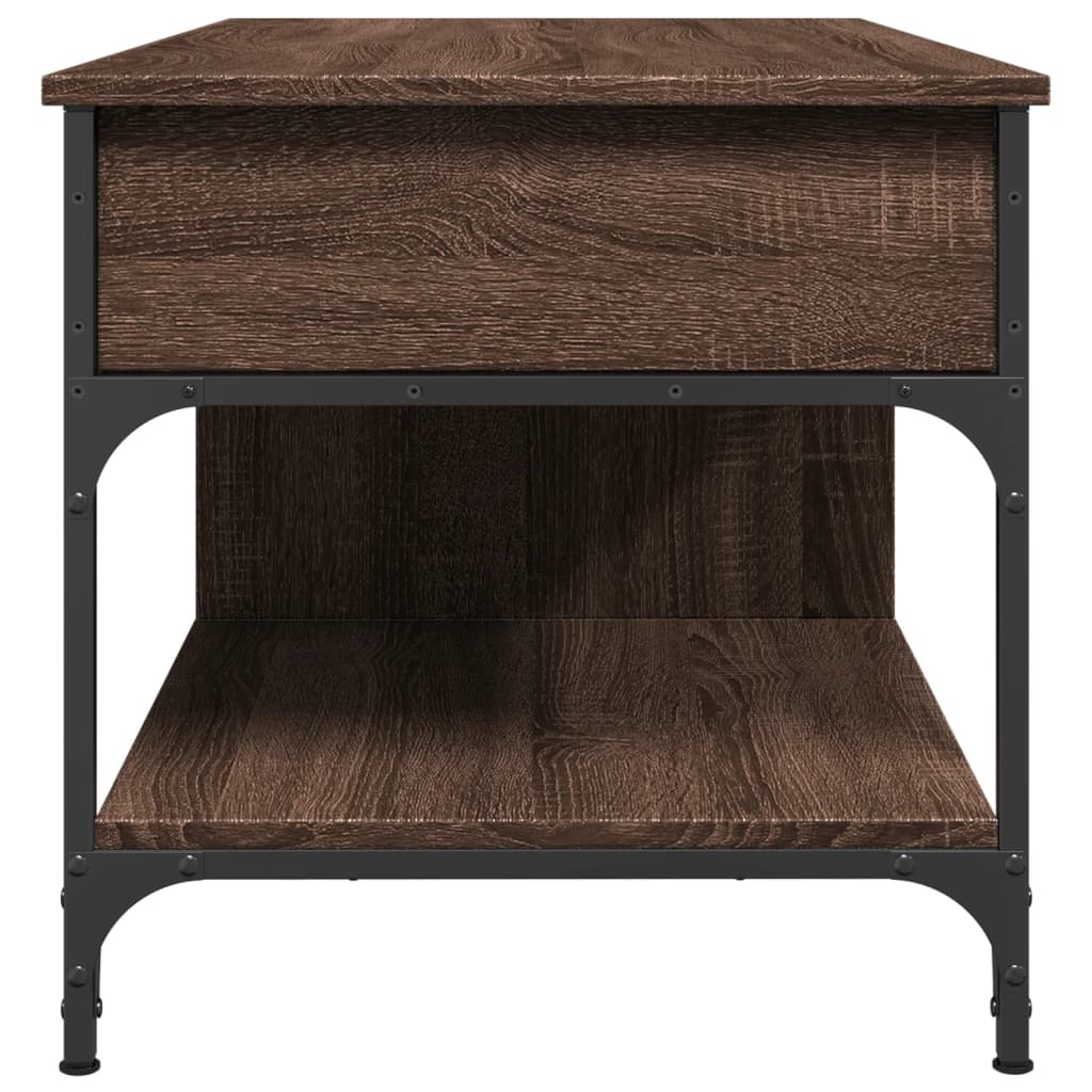 Salongbord Sofabord Brun Eik 100x50x50 cm