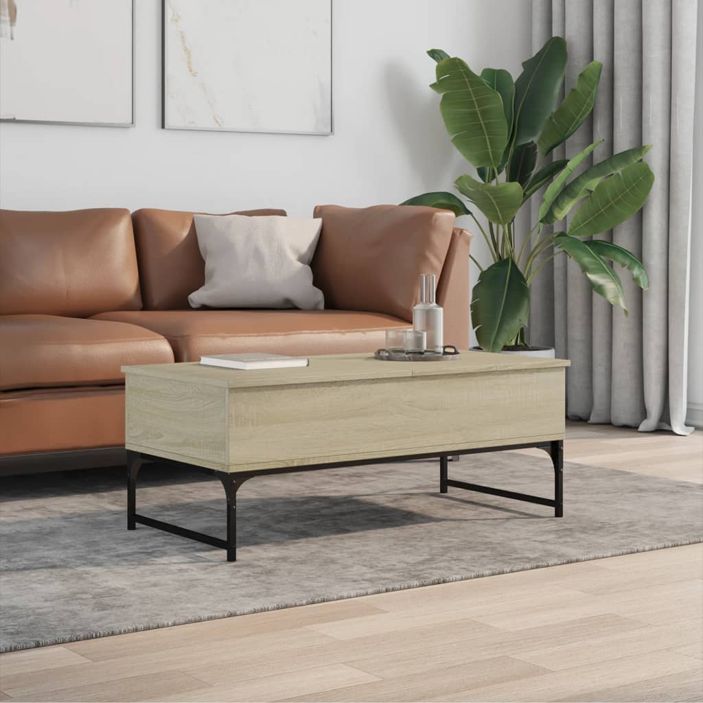 Salongbord Sofabord Sonoma Eik 100x50x40 cm