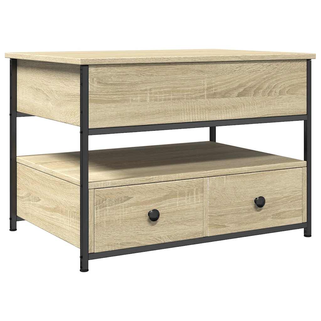 Salongbord Sofabord Sonoma Eik 70x50x50 cm