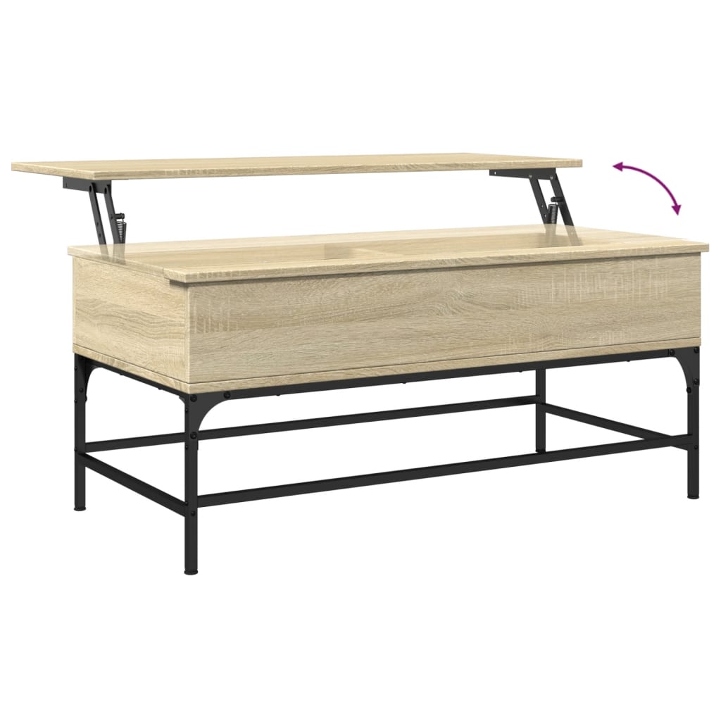 Salongbord Sofabord Sonoma Eik 100x50x45 cm