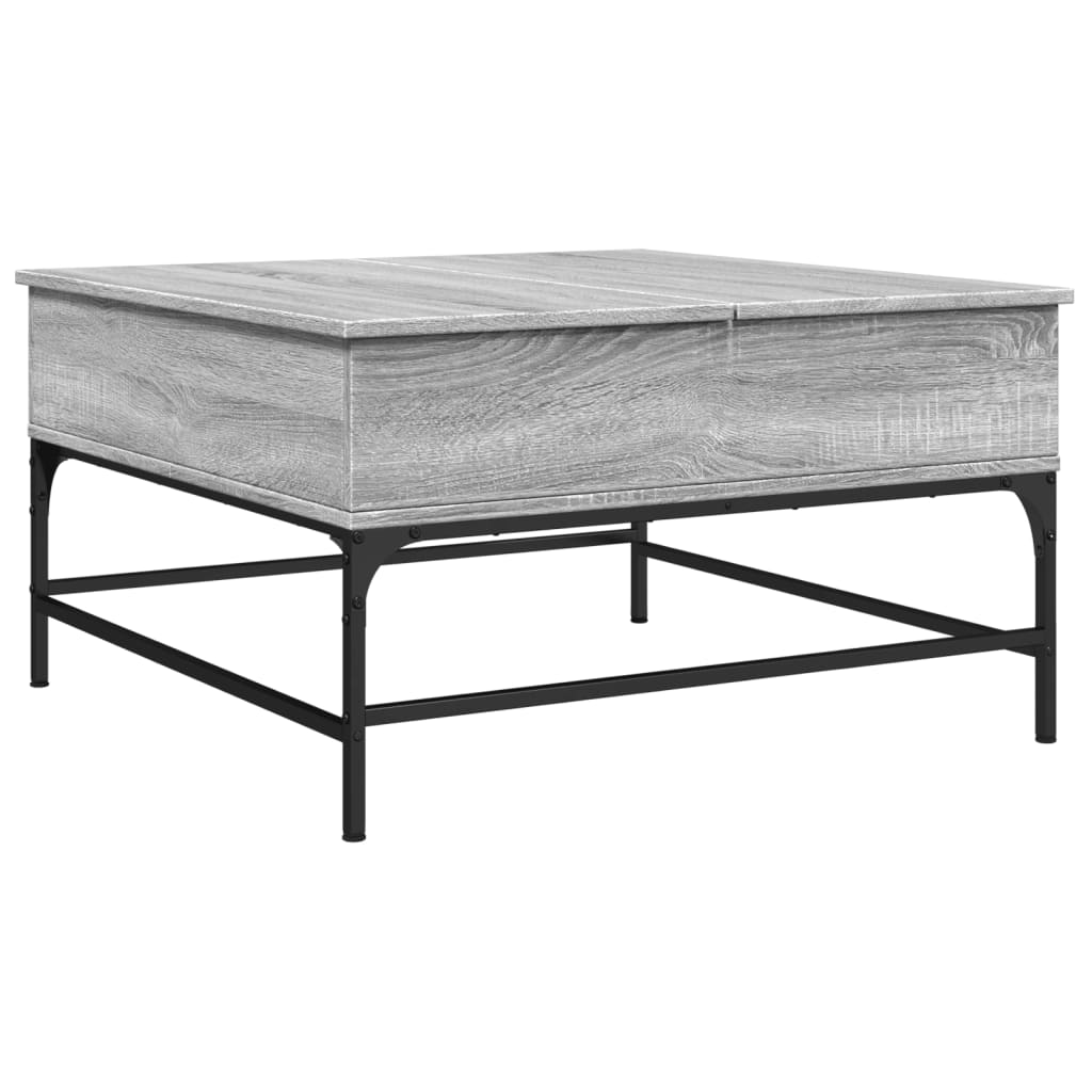 Salongbord Sofabord Sonoma Grå 80x80x45 cm