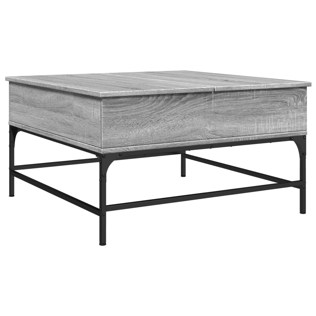 Salongbord Sofabord Sonoma Grå 80x80x45 cm