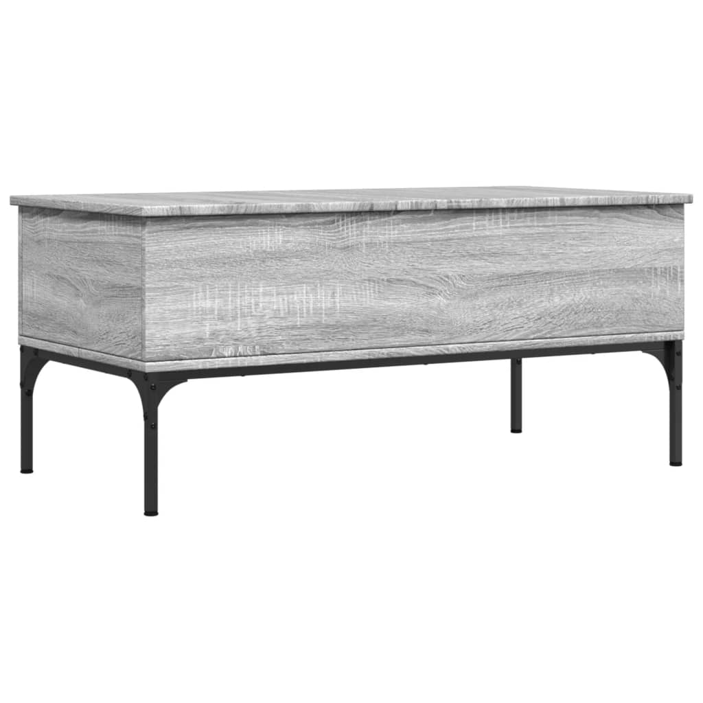 Salongbord Sofabord Sonoma Grå 100x50x45 cm