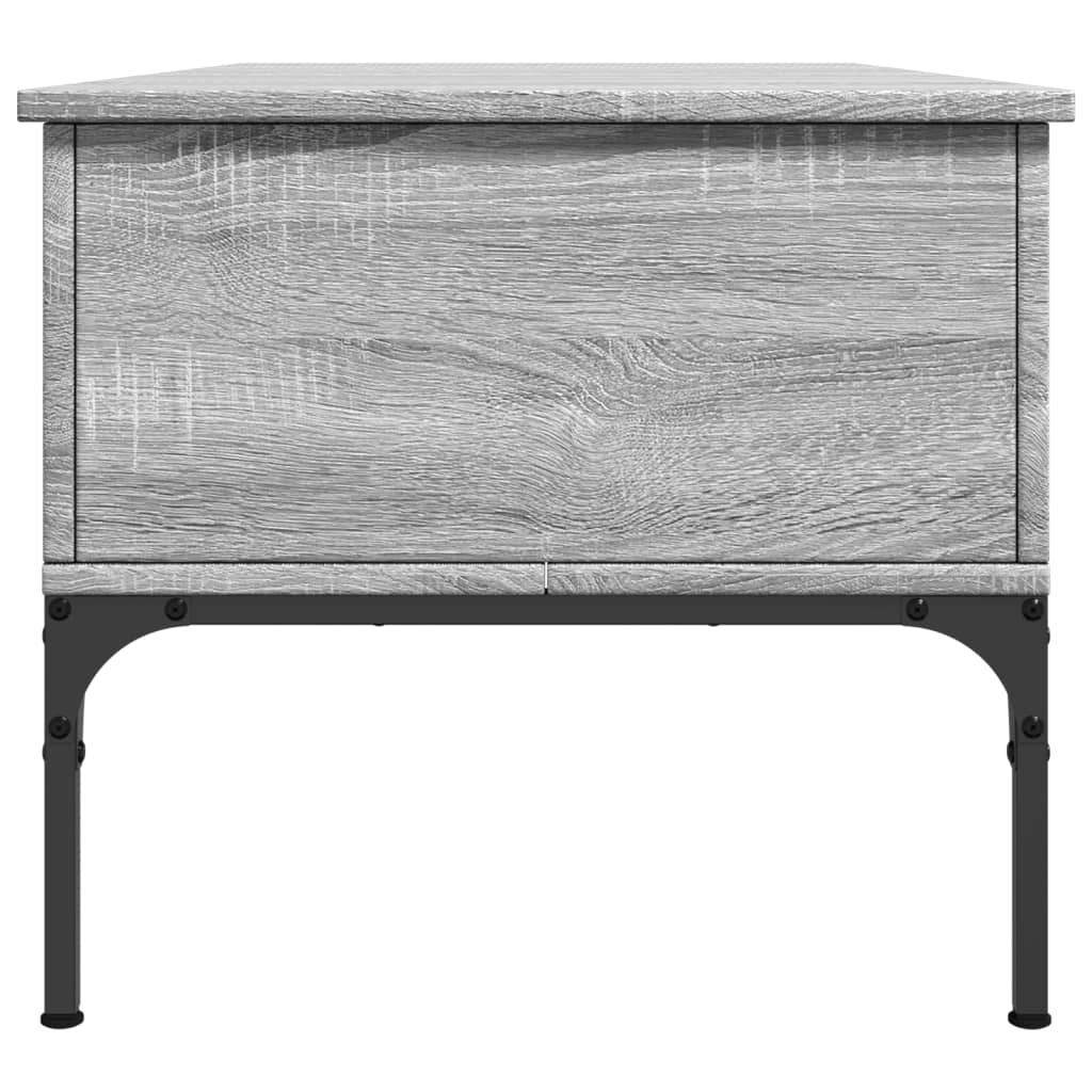 Salongbord Sofabord Sonoma Grå 100x50x45 cm