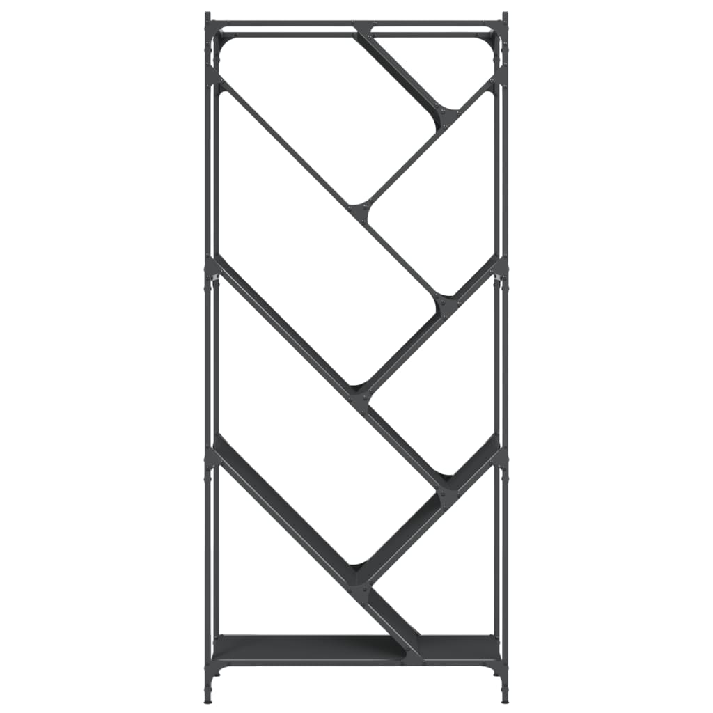 Bokhylle Svart 79x30x180 cm