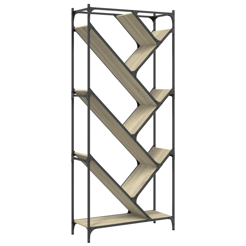 Bokhylle Sonoma Eik 79x30x180 cm